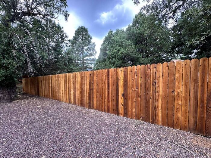 Deck and fence staining project